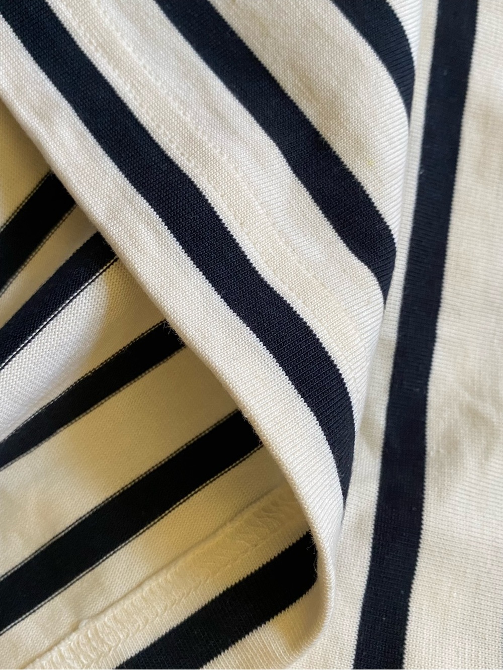 COS Navy and White Striped Crew Top - Picture 7 of 11
